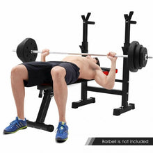Load image into Gallery viewer, Adjustable Folding Weight Lifting Flat Incline Bench