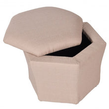 Load image into Gallery viewer, Set of 2 Ottomans Seat Storage Boxes