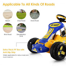 Load image into Gallery viewer, Go Kart Kids Ride Car Pedal Powered Car 4 Wheel Racer Toy Stealth Outdoor-Yellow