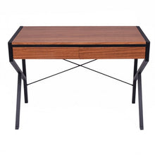 Load image into Gallery viewer, Wooden Top Computer Desk Sturdy Workstation