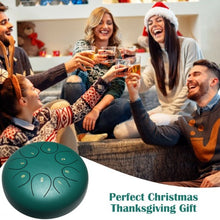 Load image into Gallery viewer, 10" Steel Tongue Drum 8 Notes Handpan Drum-Green