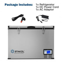Load image into Gallery viewer, 100-Quart Portable Camping Electric Car Cooler