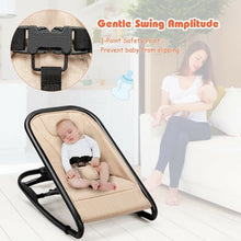 Load image into Gallery viewer, 2-in-1 Adjustable Baby Bouncer and Rocker-Beige