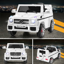 Load image into Gallery viewer, Mercedes Benz G65 Licensed Remote Control Kids Riding Car-White
