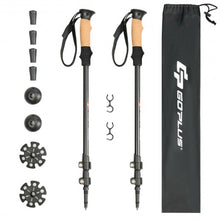 Load image into Gallery viewer, 2 Pack Adjustable Walking Hiking Poles