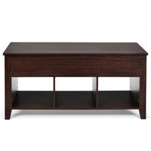 Load image into Gallery viewer, Lift Top Coffee Table with Storage Lower Shelf-Brown