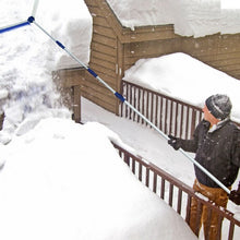 Load image into Gallery viewer, 21 ft Lightweight Roof Snow Rake Removal Tool w/Adjustable Telescoping Handle