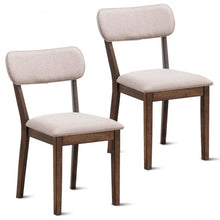 Load image into Gallery viewer, Set of 2 Armless Fabric Upholstered Dining Side Chairs