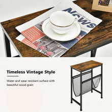 Load image into Gallery viewer, Narrow Sling Industrial Accent Console Table