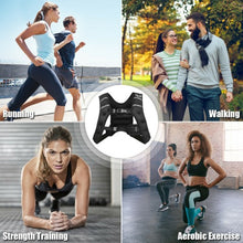 Load image into Gallery viewer, Training Adjustable Workout Weighted Vest with Mesh Bag-12 lbs