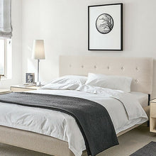 Load image into Gallery viewer, Adjustable Queen & Full Size Linen Fabric Upholstered Headboard-Beige