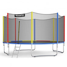 Load image into Gallery viewer, 12Ft Trampoline with Safety Enclosure Net and Ladder Outdoor for Kids Adults