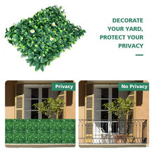 Load image into Gallery viewer, 12 Pcs 20 x 20inch Artificial Daisy Hedge Plant Privacy Fence Hedge Panels