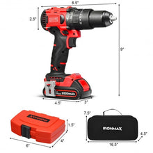 Load image into Gallery viewer, 20V Cordless Brushless Hammer Drill Kit
