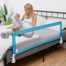 Load image into Gallery viewer, 59" Breathable Baby Children Toddlers Bed Rail Guard-Blue