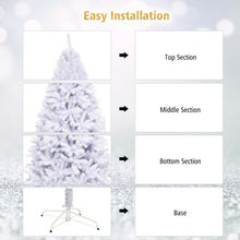 Load image into Gallery viewer, 6' / 7.5' / 9' Hinged Artificial Christmas Tree with Metal Stand-7.5'