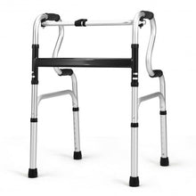 Load image into Gallery viewer, One-Button Folding Aluminum Walking Frame Walker