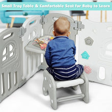 Load image into Gallery viewer, 14-Panel Foldable Baby Activity Centre Playpen