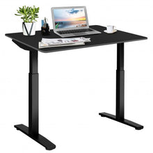 Load image into Gallery viewer, 55" One-Piece Universal Tabletop for Standard and Sit to Stand Desk Frame-Black