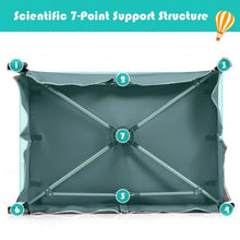 Load image into Gallery viewer, 4-in-1 Convertible Portable Baby Play yard with Toys and Music Player-Gray