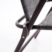 Load image into Gallery viewer, Set of 2 Patio Folding Sling Back Camping Deck Chairs-Gray
