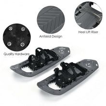 Load image into Gallery viewer, 25 inch Lightweight Terrain Snowshoes w/ Bag-Gray