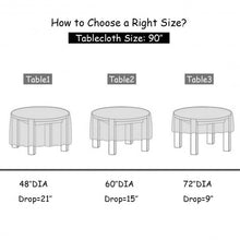 Load image into Gallery viewer, 2 Pcs Stain Resistant and Wrinkle Resistant Table Cloth-Black