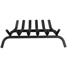 Load image into Gallery viewer, 24" Iron Fireplace Log Grate Firewood Burning Rack