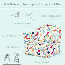Load image into Gallery viewer, Toddler Children Armrest Cute Lovely Single Sofa