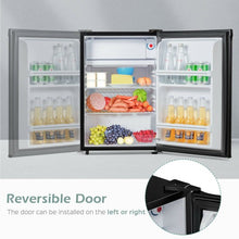 Load image into Gallery viewer, 2.5 Cu Ft Compact Single Door Refrigerator with Freezer-Black