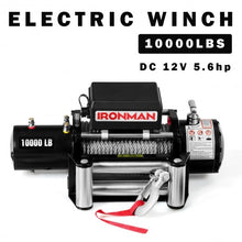 Load image into Gallery viewer, 10000 lbs 12V Remote Control Electric Recovery Winch