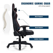 Load image into Gallery viewer, Massage Gaming Recliner with Lumbar Support-Black