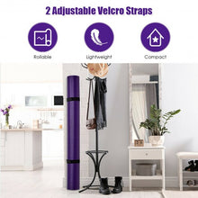 Load image into Gallery viewer, 7' x 5' x 8 mm Thick Workout Yoga Mat-Purple
