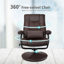 Load image into Gallery viewer, Recliner Chair Swivel Armchair Lounge-Brown