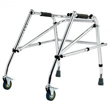 Load image into Gallery viewer, Folding Adjustable Walker Small Aluminum Walker -Silver