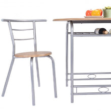 Load image into Gallery viewer, 3 pcs Simple Table And Chairs Set