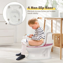 Load image into Gallery viewer, Kids Realistic Flushing Sound Lighting Potty Training Transition Toilet -Pink