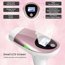 Load image into Gallery viewer, Permanent IPL Hair Removal with Flashes Pulsed Light LCD Screen