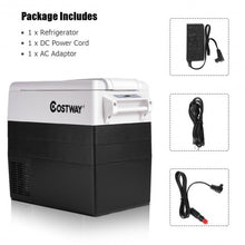 Load image into Gallery viewer, 55 Quarts Portable Electric Car Refrigerator-Silver