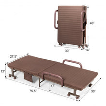 Load image into Gallery viewer, Adjustable Guest Single Bed Lounge Portable Wheels