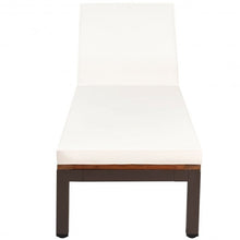 Load image into Gallery viewer, Patio Acacia Wood Lounge Chair Chaise Recliner