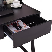 Load image into Gallery viewer, Classic Study Writing Computer Desk with 2 Drawers