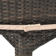 Load image into Gallery viewer, Outdoor Wicker Swivel Bar Stool Chair w/ Seat Cushion