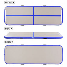 Load image into Gallery viewer, Air Track Inflatable Gymnastics Tumbling Floor Mats with Pump-Blue