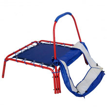 Load image into Gallery viewer, 3' x 3' ft Kids Square Jumping Trampoline-Blue