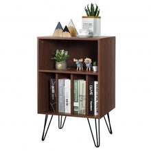 Load image into Gallery viewer, End Table Free Standing Display Bookshelf File Cabinet