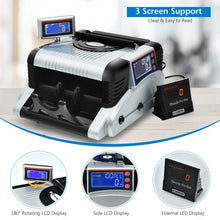 Load image into Gallery viewer, Money Counter 3 Displays Cash Counting Machine with Counterfeit Detection