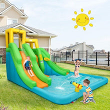 Load image into Gallery viewer, Inflatable Water Park Bounce House with Climbing Wall