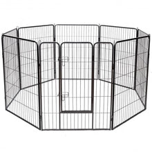 Load image into Gallery viewer, 40" 8 Metal Panel Heavy Duty Pet Playpen Dog Fence