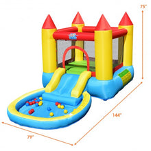 Load image into Gallery viewer, Kids Inflatable Bounce House Castle with Balls Pool & Bag